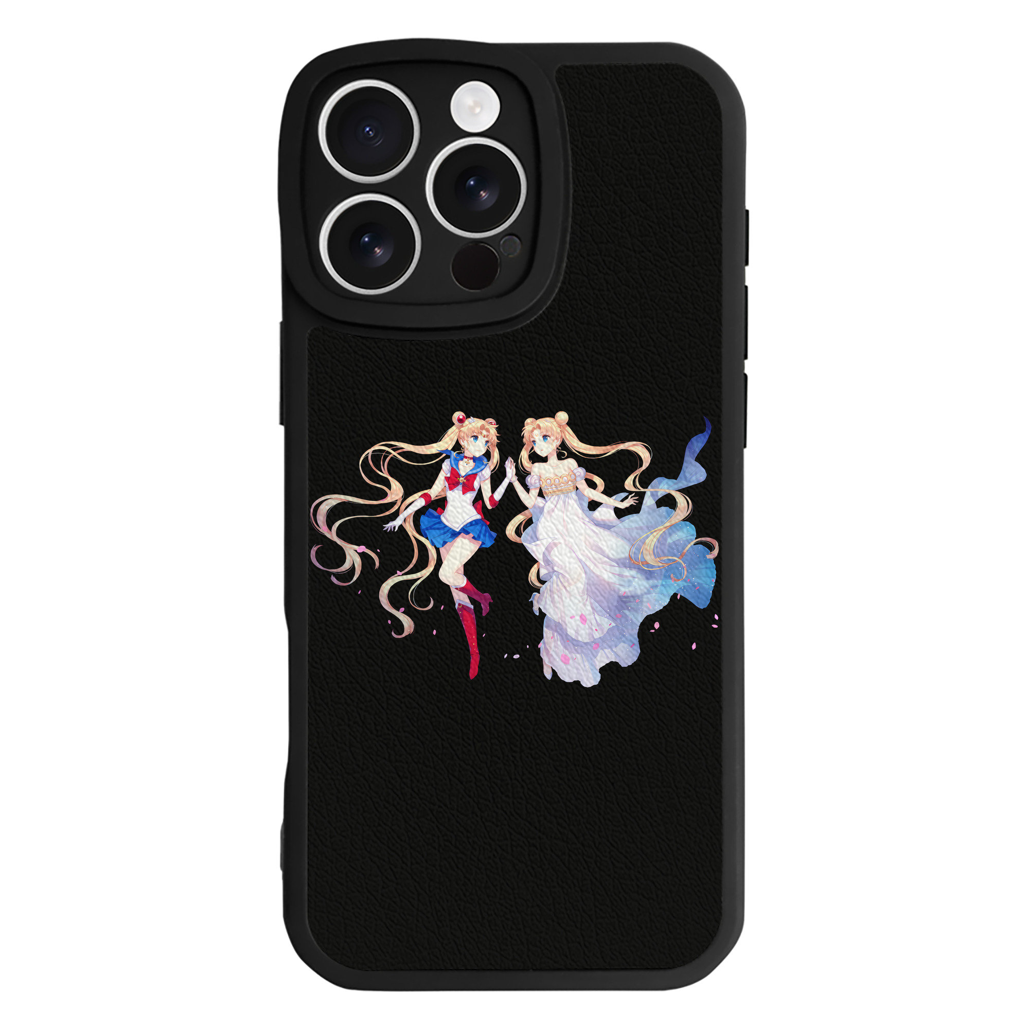 （画像用） 美少女戦士セーラームーン 月野 うさぎ つきの うさぎ Sailor Moon Tsukino Usagi 【iPhone 16シリーズ対応】シリコンスマホケース（レザー調） 材質：シリコン